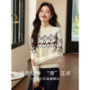【年终特卖】熙世界巴恩风费尔岛提花毛衣冬季新款显瘦内搭半高领针织打底衫 商品缩略图3