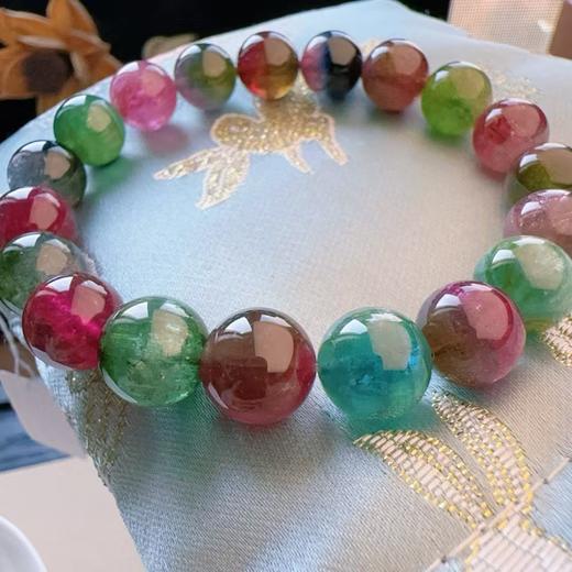 10mm-11mm单圈西瓜碧玺手串 商品图1