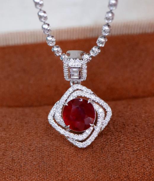 1.19ct刻面红宝石吊坠 商品图2