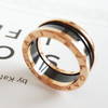 【95新】BVLGARI宝格丽AN85596218K玫瑰金黑陶瓷三环弹簧戒指58号现售价：7000！011224NJM15 商品缩略图6