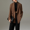 IWY/咖色女气质复古大码美拉德通勤装黑色百搭西装外套C13521 商品缩略图4
