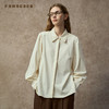 Famecoco范可儿法式温柔气质衬衫宽松直筒衬衣通勤FAC8BH018 商品缩略图3