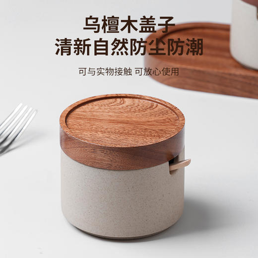 木一点品雅陶瓷调味罐 商品图4