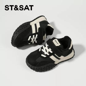 【童鞋】星期六舒适百搭男女童加绒运动鞋SSC419DLA0