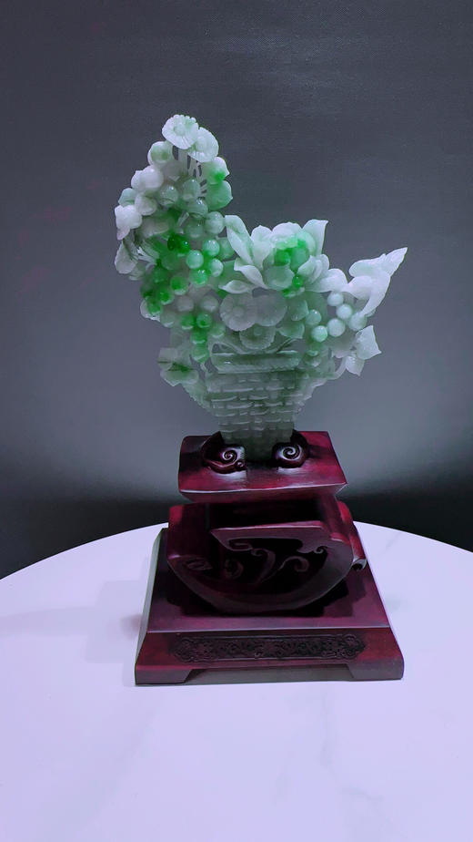 620698翡翠摆件【平安富贵】 商品图3