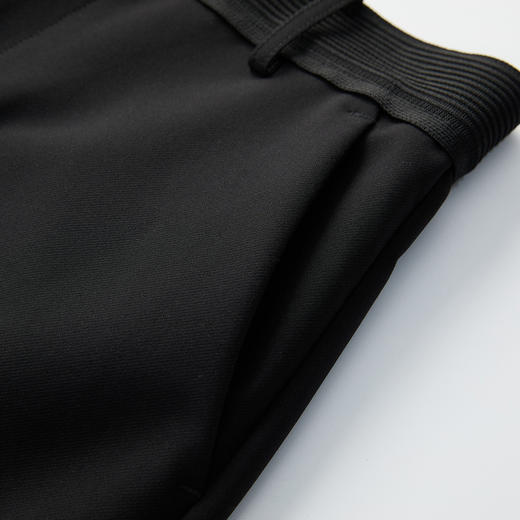 谜底黑色短裤女士2025春季新品百搭高腰弹力直筒休闲裤251MK0063 商品图3