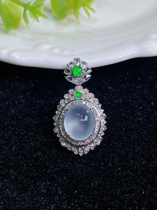 蛋面翡翠吊坠 商品图1