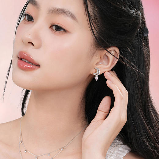 新品【心月之愿耳环 】幻梦心月系列 商品图3