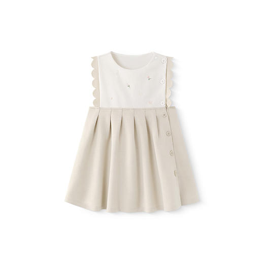 【商场同款】英氏女童裙子春夏短袖透气女童连衣裙2025新款背心裙 商品图4