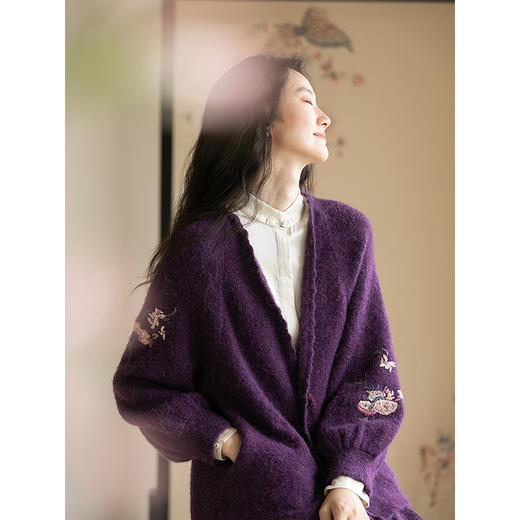 牧衣游原创手工刺绣毛织短外套 限量福利款 牧唱【不支持会员折】 商品图1