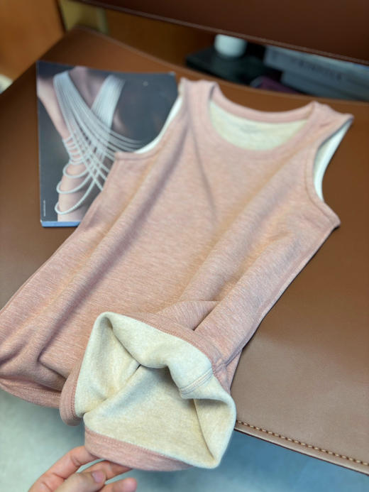 2412206   保暖 女士背心，添加羊绒真丝成分 商品图3