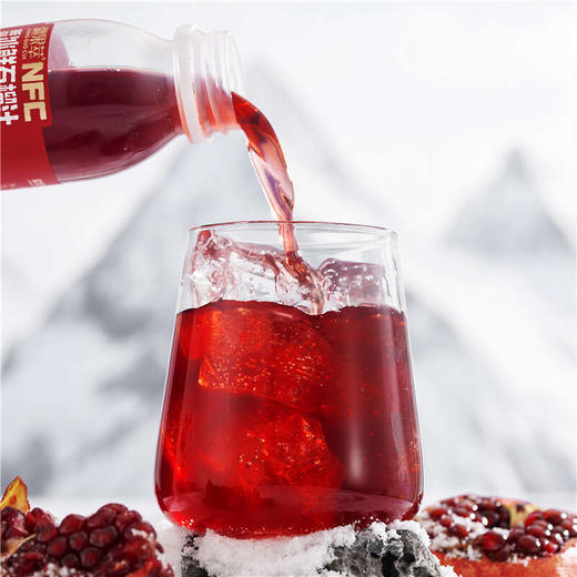S 疆果萃 新疆NFC冰鲜石榴汁200ml 非浓缩果汁 商品图2