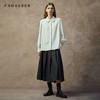 Famecoco范可儿法式温柔气质衬衫宽松直筒衬衣通勤FAC8BH018 商品缩略图2