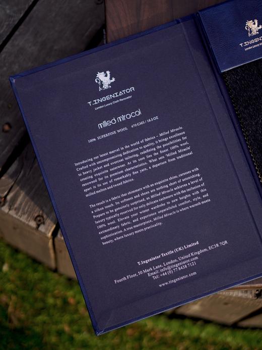 「爱好者直选5款」T.INGENIATOR Milled Miracle 缩绒整理100支澳洲美丽诺羊毛大衣 商品图2