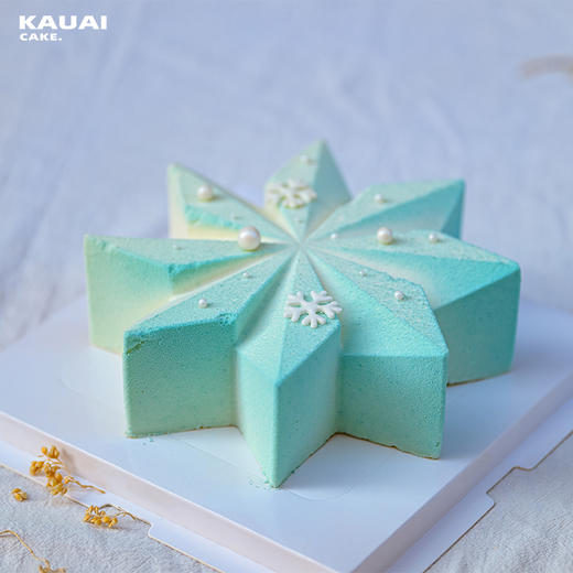 雪花蓝钻石冰淇淋蛋糕 | 烤爱 商品图3