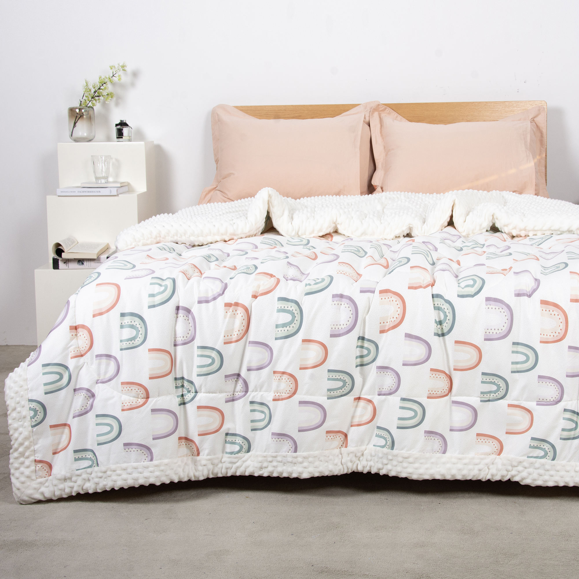 云朵绒豆豆被2.0版 大豆纤维被芯填充