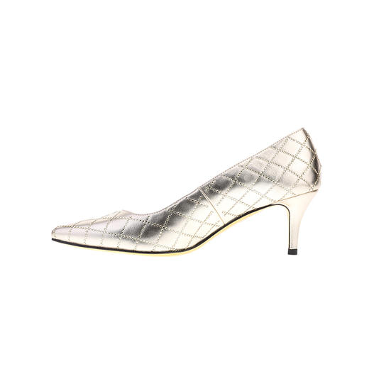 sheme舒适羊皮菱形水晶烫钻时尚优雅女士单鞋可定制 商品图1