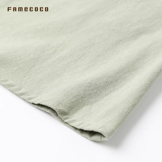 famecoco范可儿高腰撞色织带a字半身裙女冬FAB8HA033 商品图4