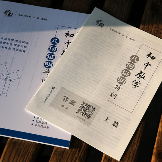 南大励学 初中数学几何证明特训 上下篇任选 789年级教辅 中学教辅 主编 郭华敏 许峻 潘秀亮 南京大学出版社 ND 商品图2