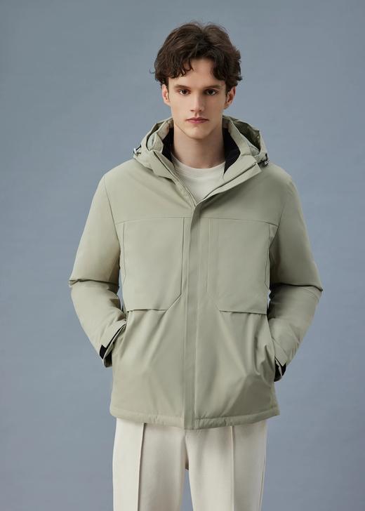 佐丹奴男装鸭绒可拆帽设计羽绒外套01074620 商品图2