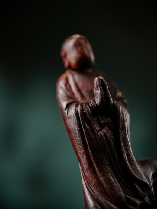 D5 印度小叶紫檀紫檀无相佛 纯手工雕刻 精工雕刻【器悟雅玩】 商品图4