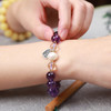 【2025年十二生肖手串】猪女 能量矩阵“谷满仓实”紫水晶珍珠手串手链 女士单圈手串配饰【猪女-建议戴左手】 商品缩略图4