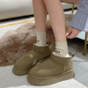 【超暖❗️加绒加厚雪地靴】保暖舒适，简单时尚，上脚显气质，黑色雪地靴女新款厚底松糕时尚及裸短靴面包棉鞋潮 商品缩略图2