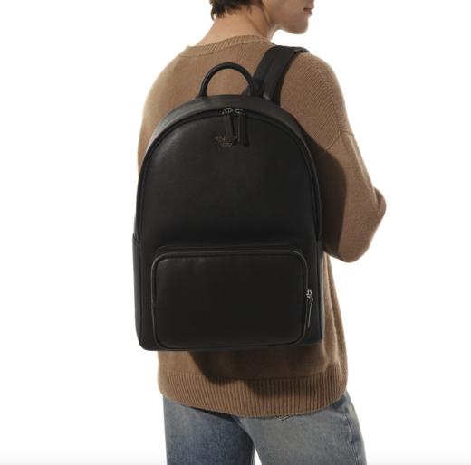 【新品特惠秒】Emporio Armani安普里奥·阿玛尼 男女通款 简约利落质感双肩背包 12288 商品图0