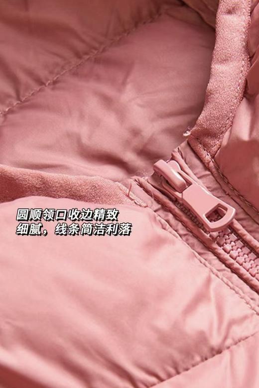 「佟丽娅同款轻薄羽绒服」冬季简约修身显瘦“两穿领”口袋短款时尚羽绒服轻薄款内胆外套(7天左右发货)60531/11356 商品图9