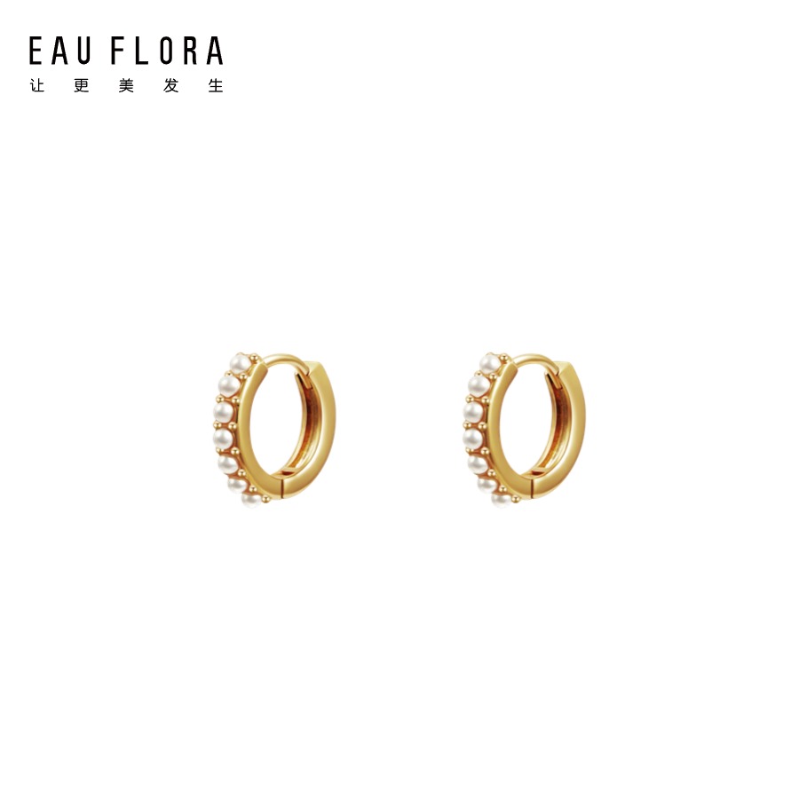 『微分』极简小米珠耳扣