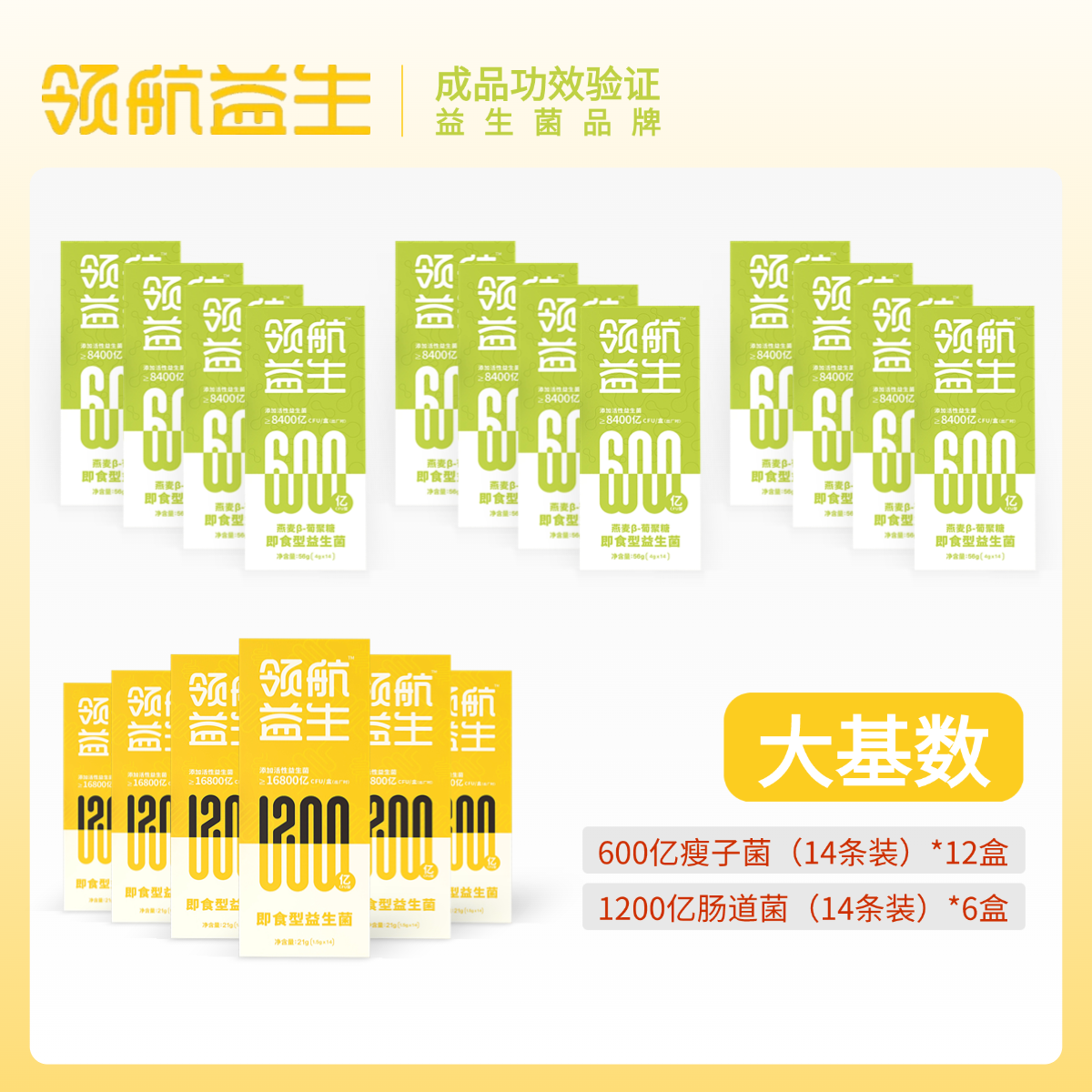 【领航益生28天掉“磅”计划】大基数快乐减重管理12+6组合
