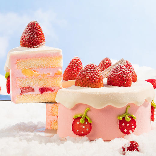 【雪顶草莓小精灵】绝美浪漫梦幻下午茶·超精致萌系造型；清新馥郁果香四溢，满满的心意与惊喜(昆明+安宁) 商品图3