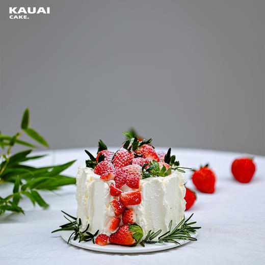 草莓瀑布蛋糕蛋糕 | 烤爱 商品图1