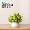 FaSoLa多功能沥水果盘高脚水果盘点心盘塑料托盘干果糖果零食盘子 商品缩略图2