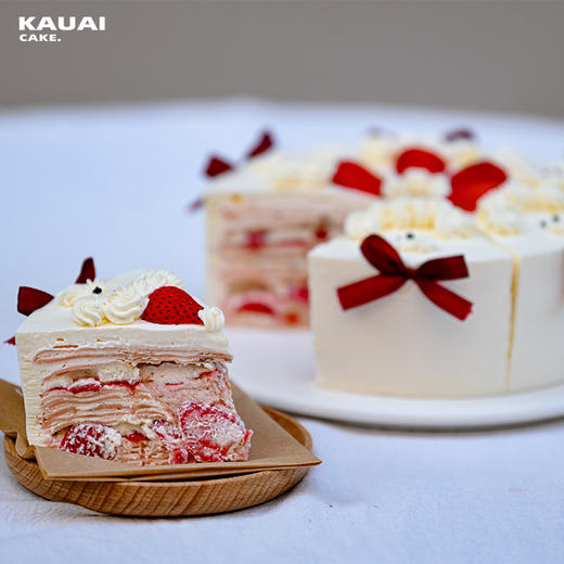 法式雪人草莓千层蛋糕 | 烤爱 商品图5