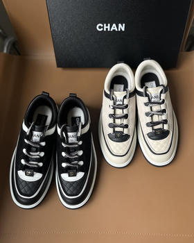 现货 THS 12.16-限时 香家 菱格拼皮熊猫运动鞋 进口牛皮+反绒运动鞋 2色 BZ1231