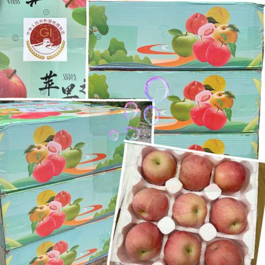 【分仓直发包邮】烟台红富士苹果4.5斤-5斤彩箱装（9颗） 商品图4