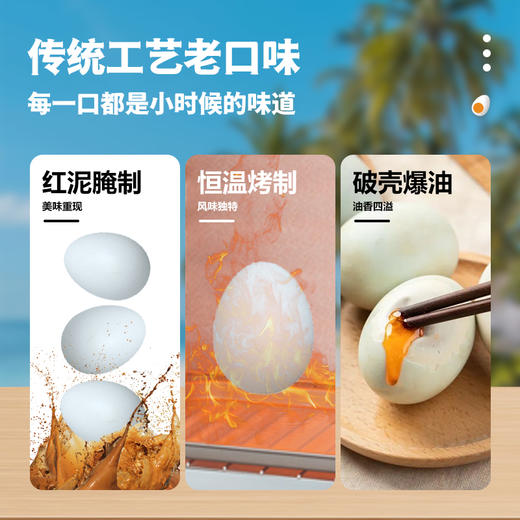 海鸭蛋 北部湾 古法腌制 传统工艺 咸香冒油 特大鸭蛋 商品图2