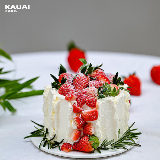 草莓瀑布蛋糕蛋糕 | 烤爱 商品图0