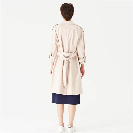 oldcolour欧珂韩版休闲中长款外套风衣女春秋宽松秋季显瘦 商品图2