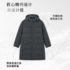 【棉羽】经典长款连帽羽绒服1N4113709 商品缩略图1