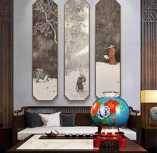 【彼达思】圆满富贵来花瓶-浅蓝色 商品图2