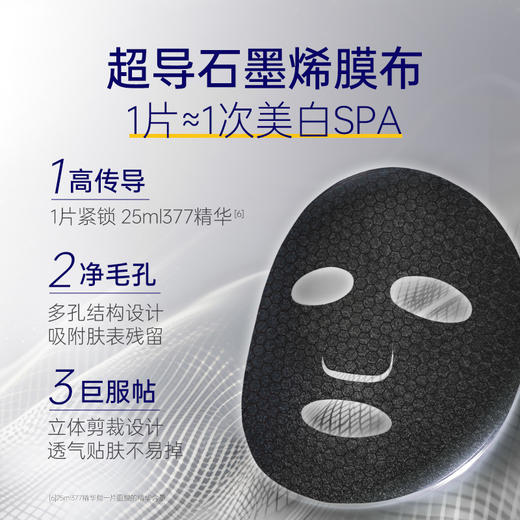 【深层美白】肌肤未来（SKYNFUTURE）377光感透润美白面膜25ml*5片 商品图6