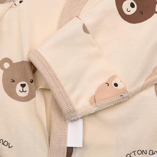 棉果果春季新品商场同款男童女童5A抗菌长袖半背衣M101110225015 商品图4