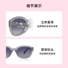 新款偏光 防晒防紫外线  时尚猫眼 墨镜 太阳眼镜 男女同款情侣款 商品缩略图2