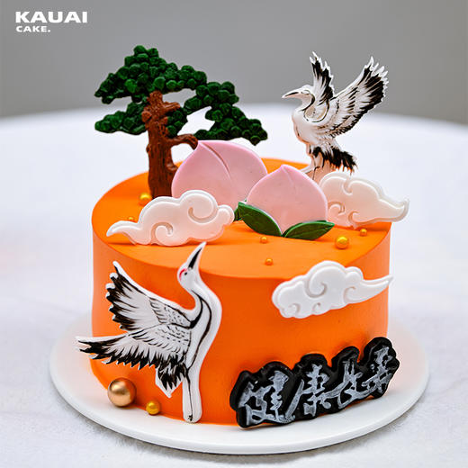 新中式仙鹤延年生日蛋糕 | 烤爱 商品图4