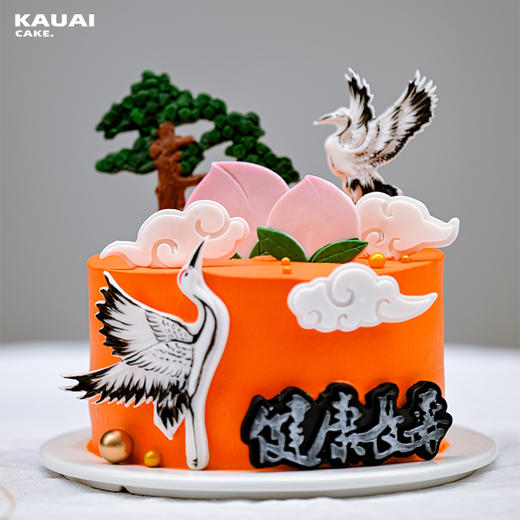 新中式仙鹤延年生日蛋糕 | 烤爱 商品图5