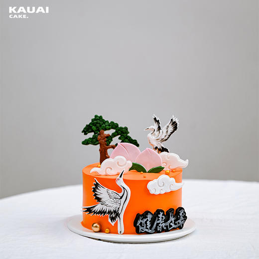 新中式仙鹤延年生日蛋糕 | 烤爱 商品图2