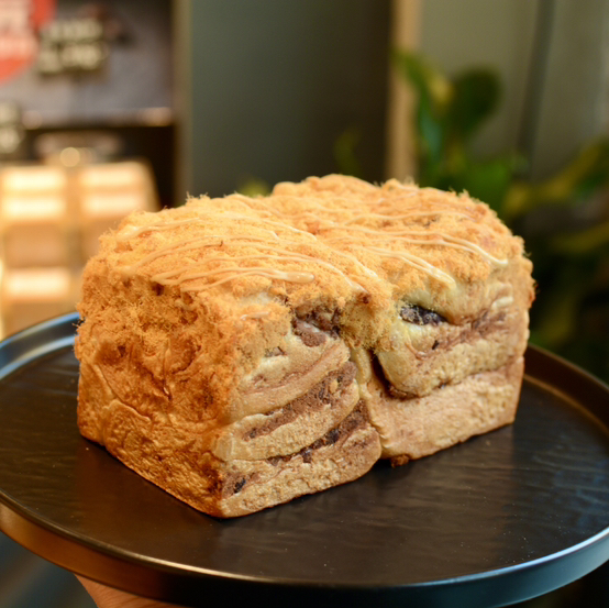 红豆肉松小吐司