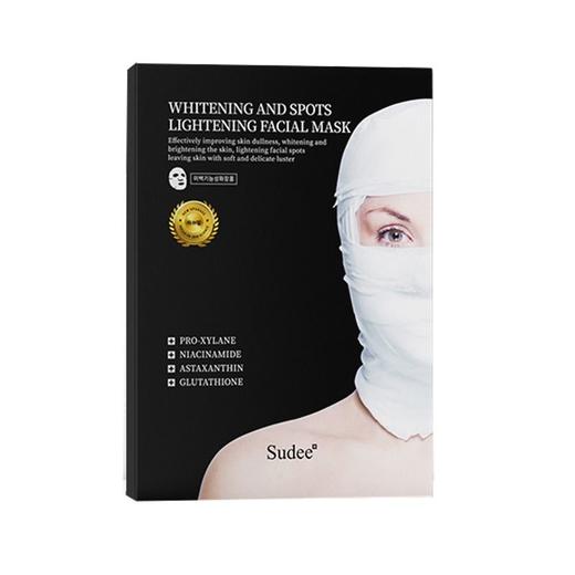 素玳 美白淡斑面膜（黑绷带） 30g*5片/盒 商品图0